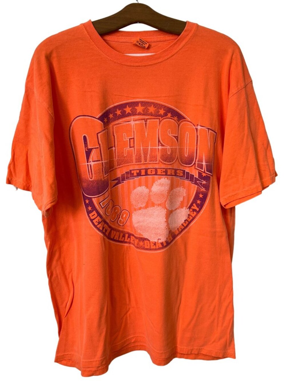 Blue 84 Graphic Tee Large Clemson Tigers Short Sleeve Cotton College Basic NEW